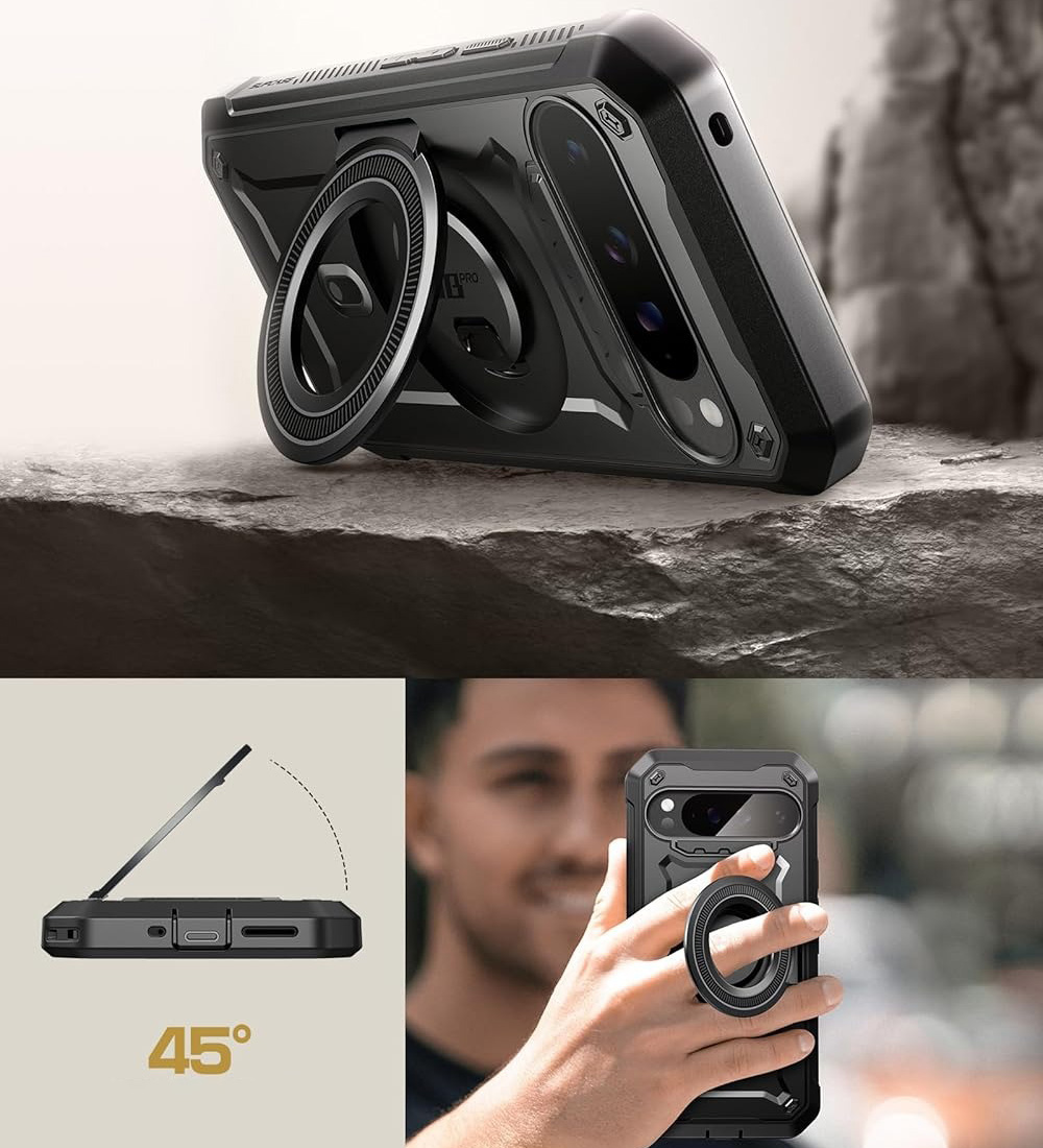 Etui pancerne Supcase Unicorn Beetle Pro Mag do Pixel 9 Pro XL, czarne